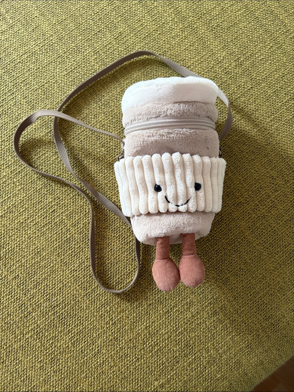 Jellycat latte purse